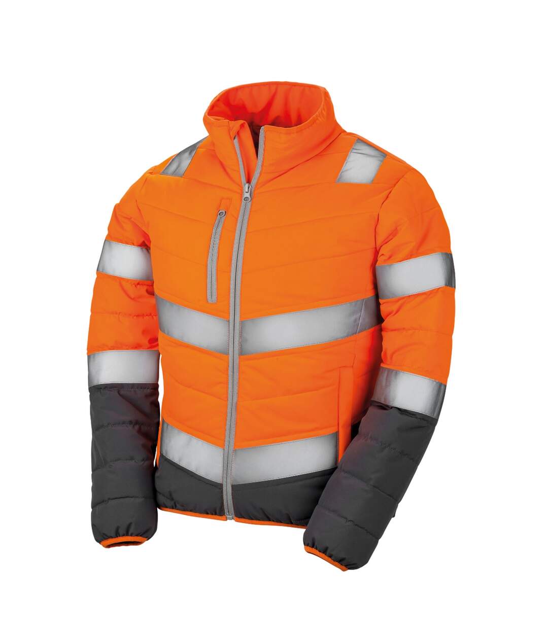 Doudoune matelassée femme orange fluo SAFE-GUARD by Result