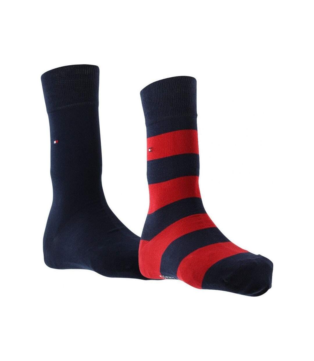 TOMMY HILFIGER Lot de 2 paires de Chaussettes Homme Coton RUGBY Original-2