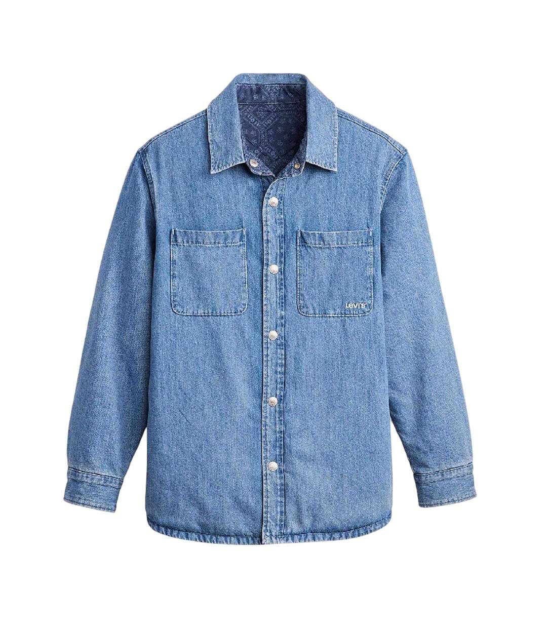 Surchemise Motif/style À Motifs Bryant Homme Bleu Denim Levis-2