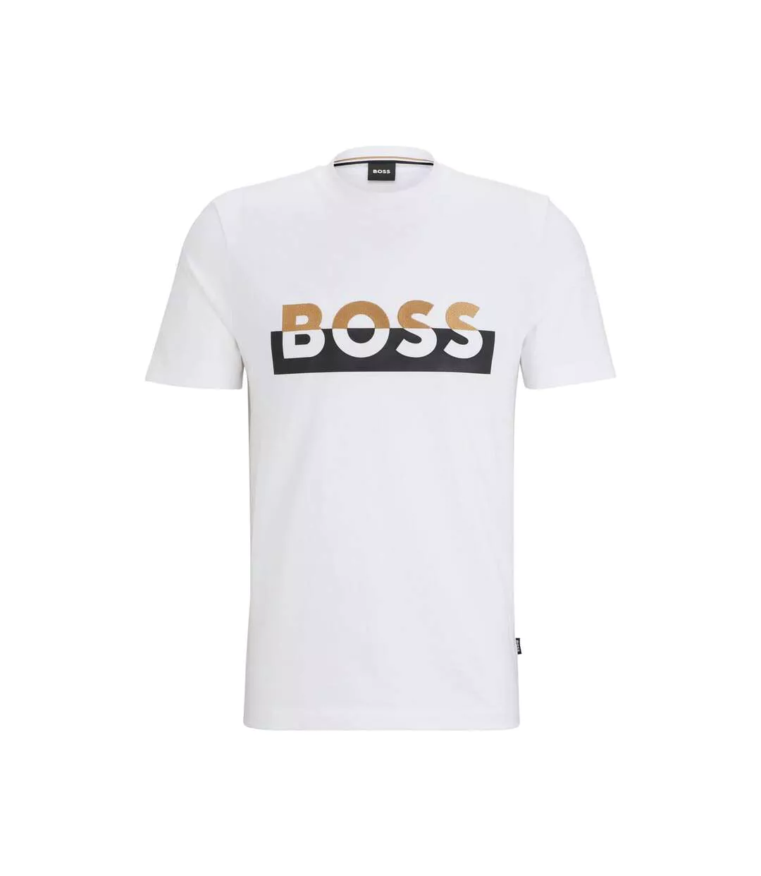 T-shirt Tiburt Homme Blanc Boss-2