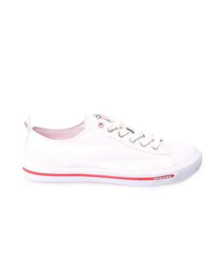 Baskets Motif/style Détail Rayé S-athos Homme Blanc Diesel