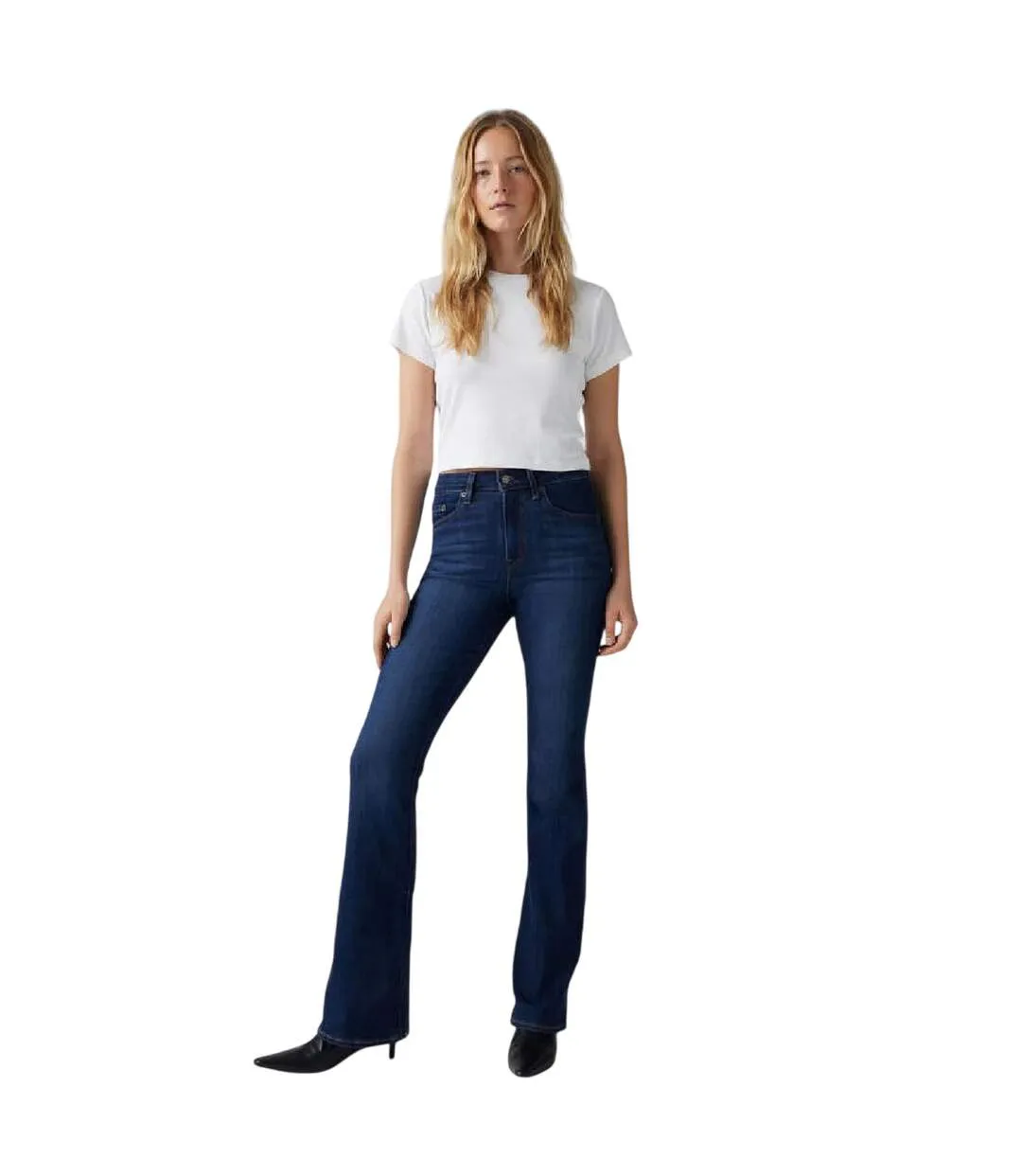 Jean Femme Bleu Foncé Levis-4
