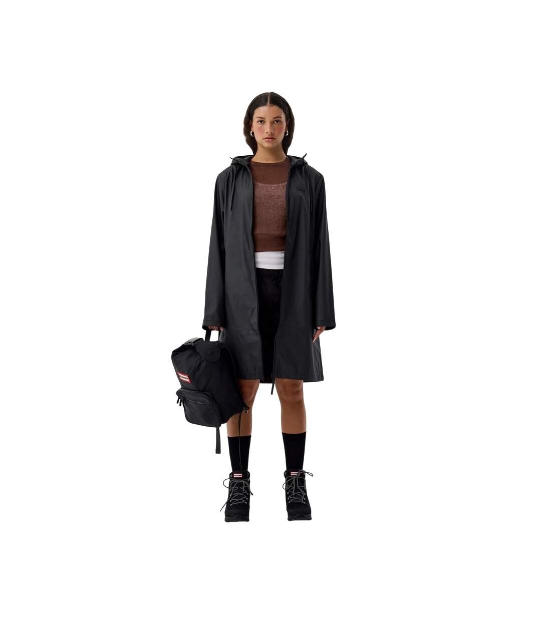 Unisex Adult Andrea Raincoat Black Hunter-4