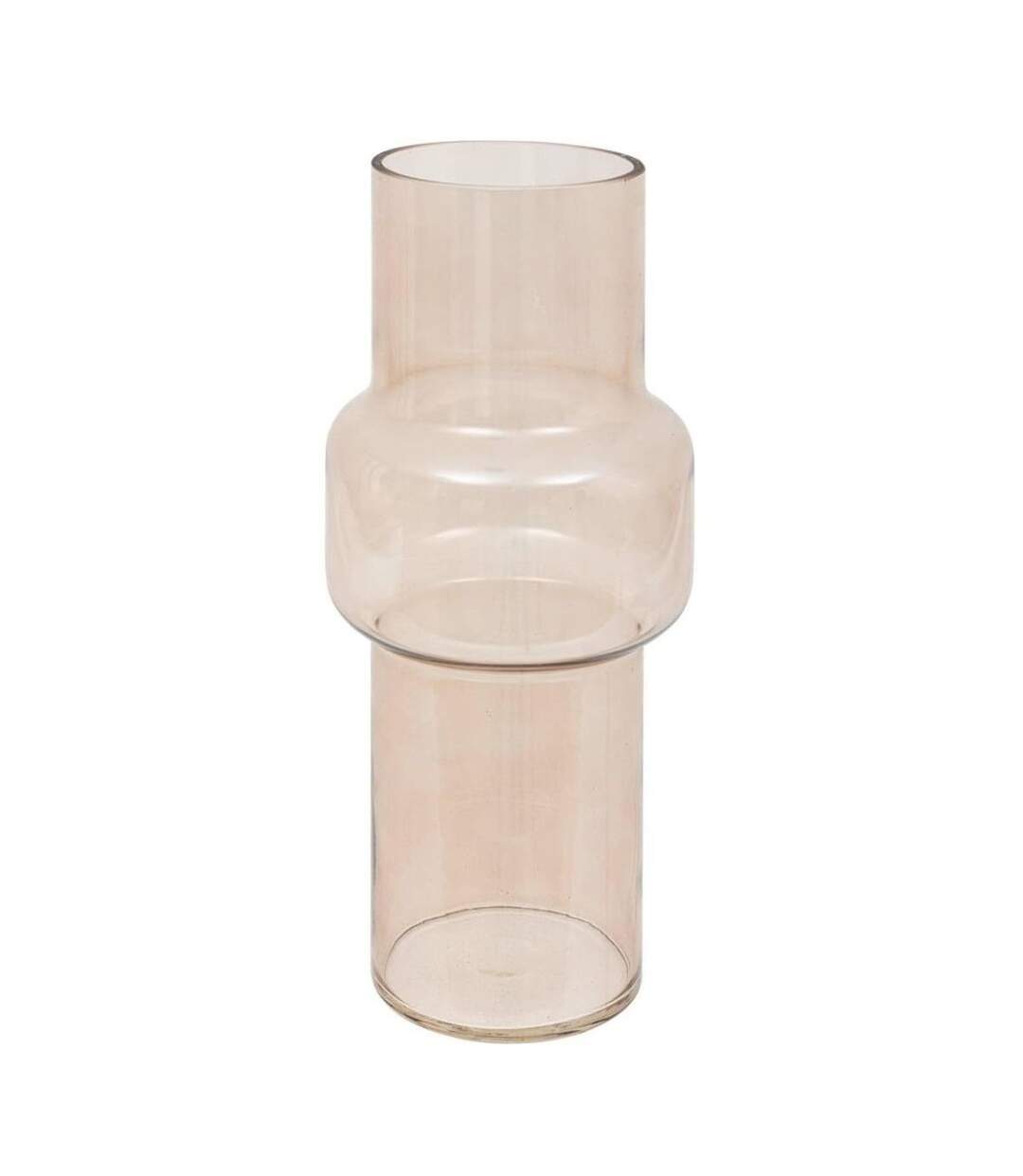 Vase Design Cylindrique Ella 30cm Rose Clair-1