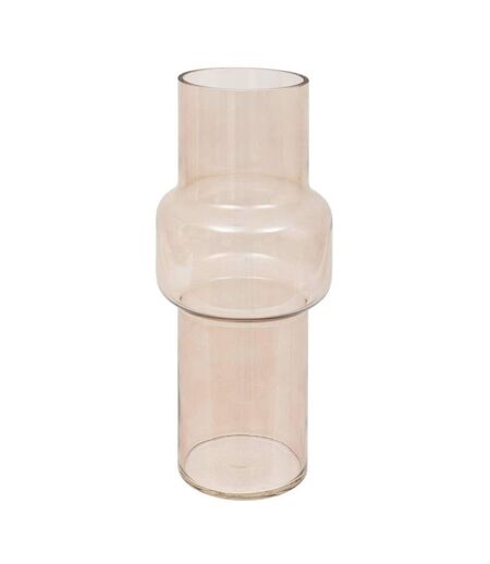 Vase Design Cylindrique Ella 30cm Rose Clair