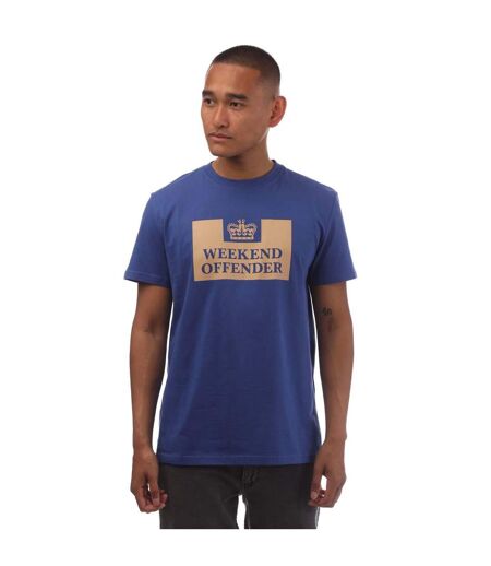 T-shirt Mcmoney Homme Bleu Roi Weekend Offender