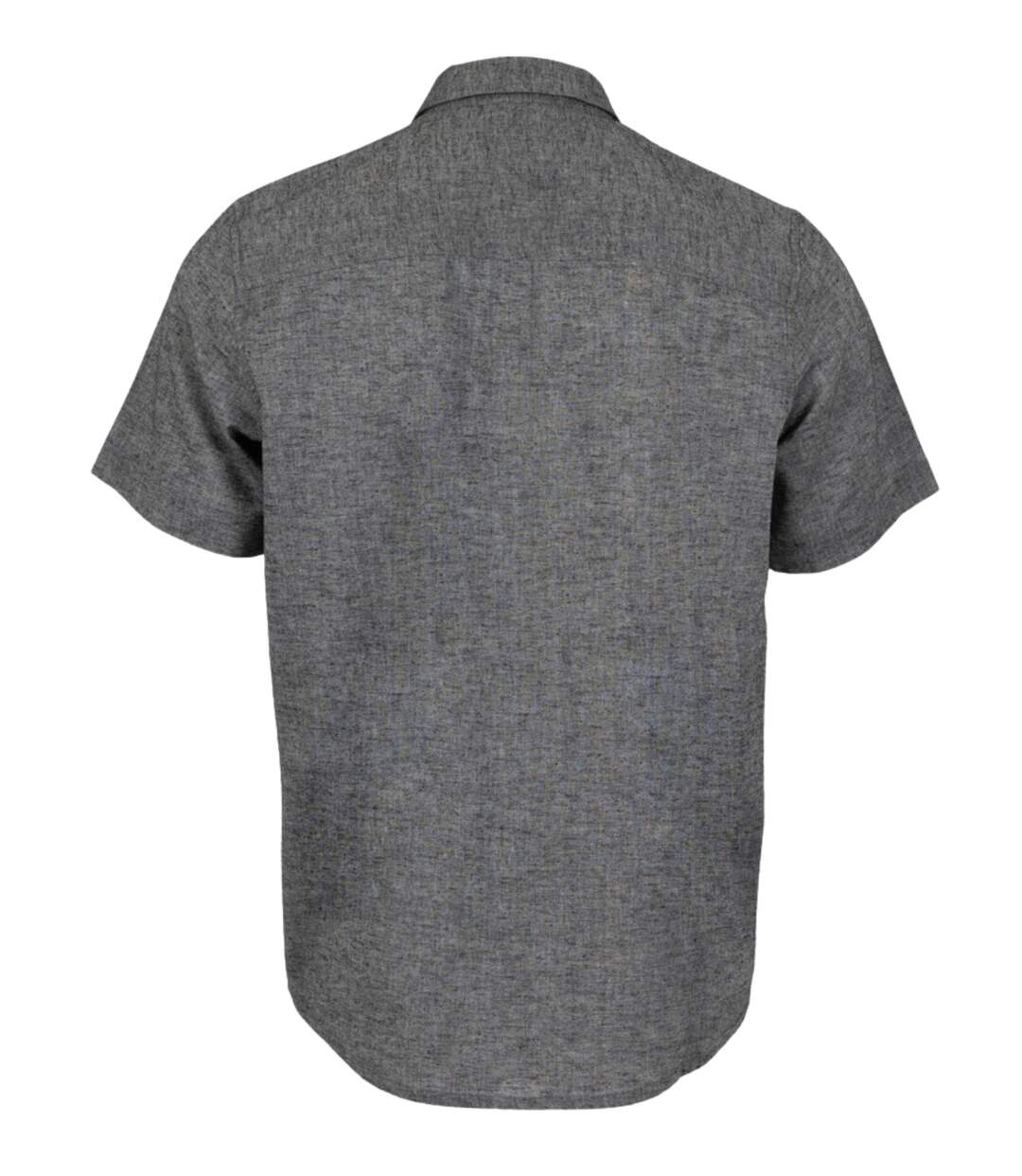 Chemise Homme Manches Courtes - Couleur Gris uni-2