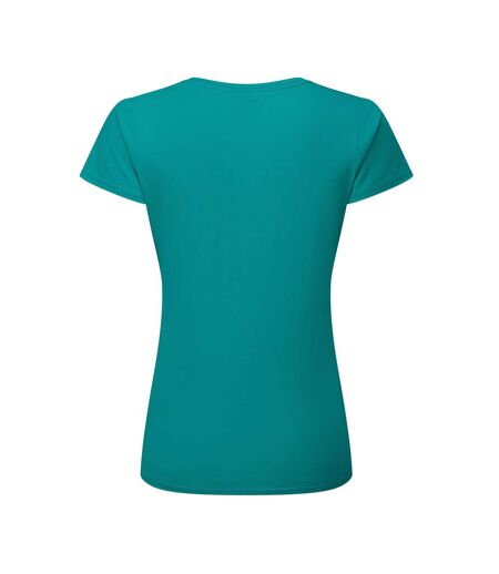 T-shirt Femmes Bleu Sarcelle Fruit Of The Loom