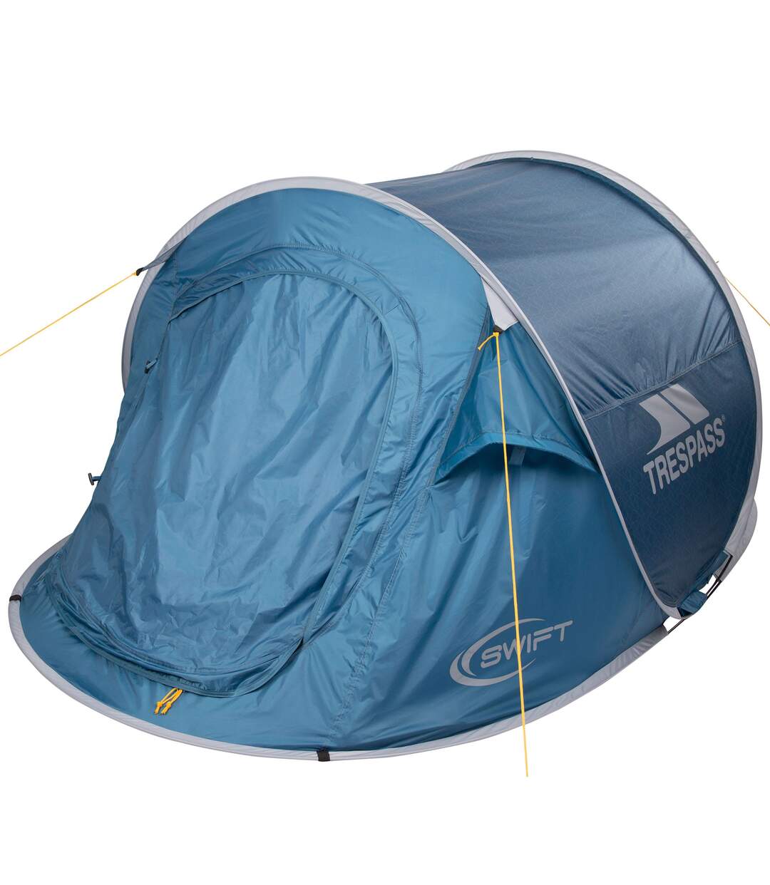 Swift 2 patterned pop-up tent one size rich teal Trespass-1