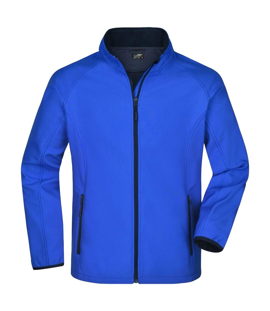 Veste Softshell Promo Homme Bleu Nautique Bleu Marine James And Nicholson-1