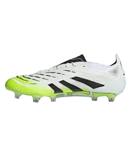 Chaussures De Foot Pour Terrain Ferme  Elite Homme Blanc Citron Predator
