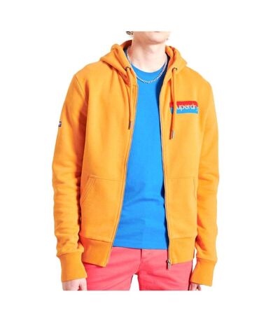 Sweat zippé Orange Homme Superdry CL Workwear