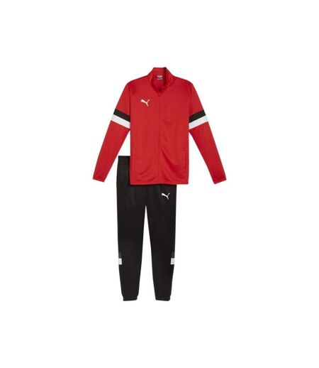 Ensemble De Survêtement Team Rise Homme Noir Rouge Puma