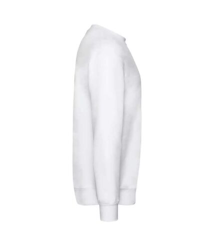 Fruit of the Loom Unisex Adult Classic Drop Shoulder Sweatshirt (White)