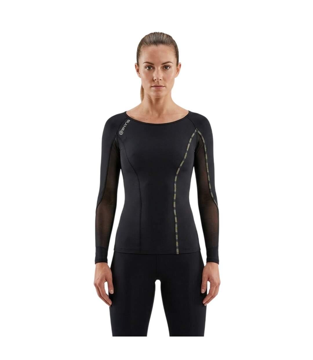 Haut Manches Longues Dnamic Femme Noir Skins-4