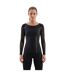 Haut Manches Longues Dnamic Femme Noir Skins-4