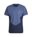 T-shirt Motif/style Blocs De Couleurs Own The Run Homme Bleu Foncé Adidas-2