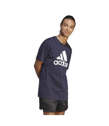 T-shirt Motif/style Gros Logo Homme Bleu Marine Adidas