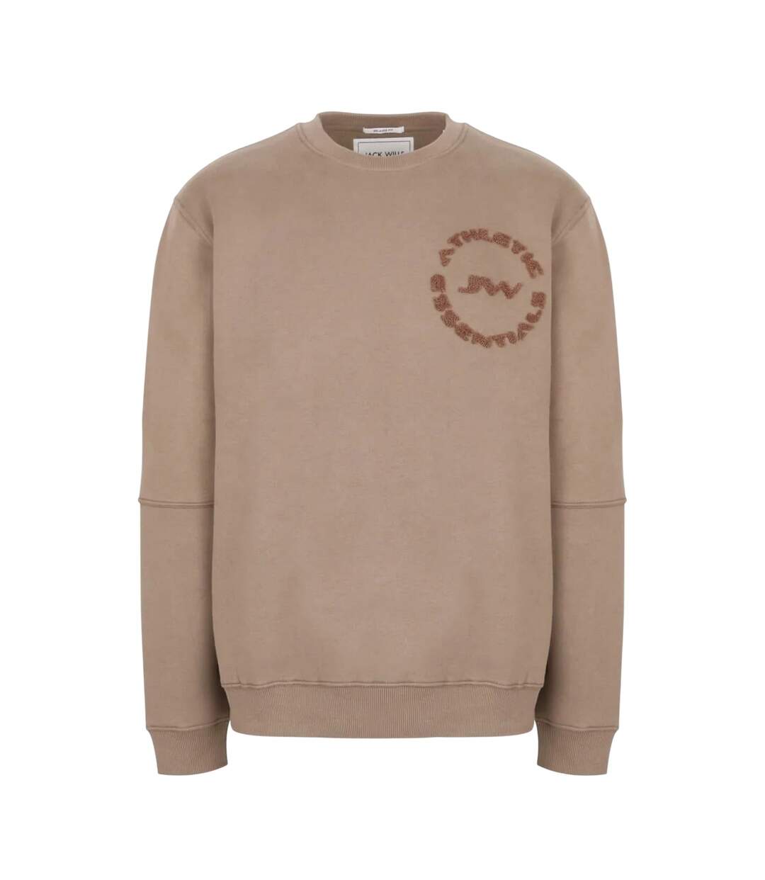 Mens Bouclé Sweatshirt Fawn Jack Wills-1