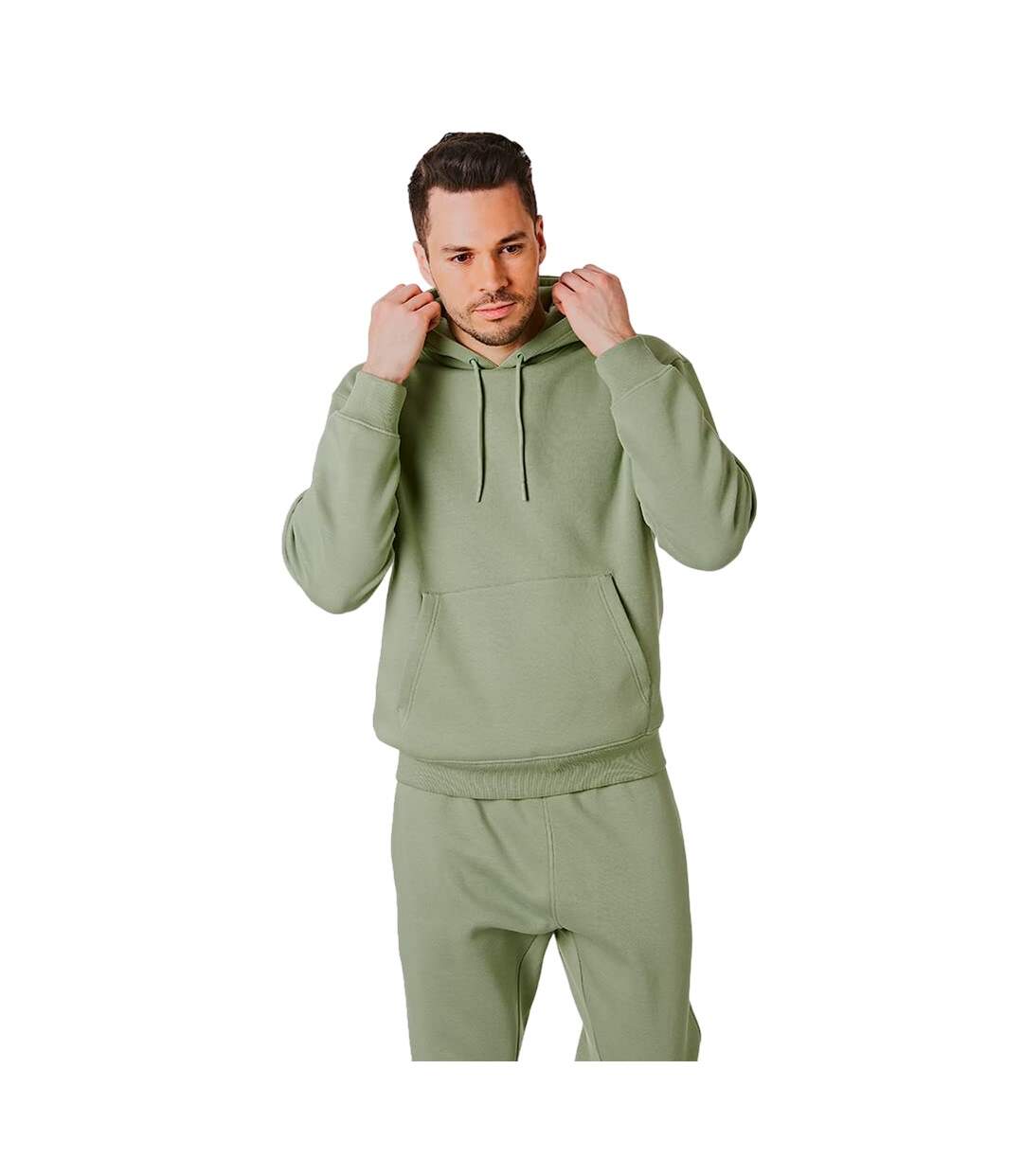 Mens Pull Over Hoodie Khaki Green RIPT Essentials-2