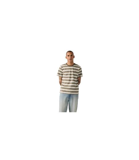 Mens Original Contrast Striped T-shirt Green Levis
