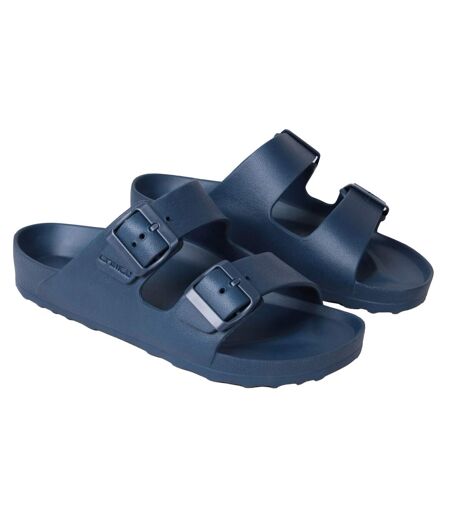 Womens/ladies shore sliders blue aster Animal
