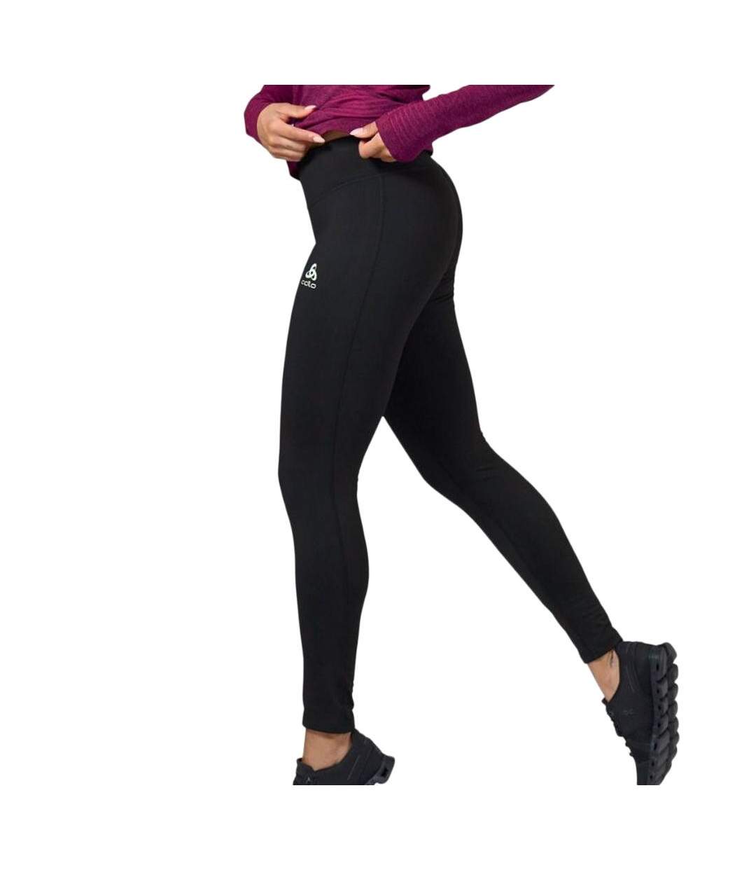 Legging Noir Femme Odlo Zeroweight - S-2