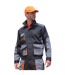 Unisex Adult Lite Jacket Black Grey Orange WORK-GUARD By Result-1