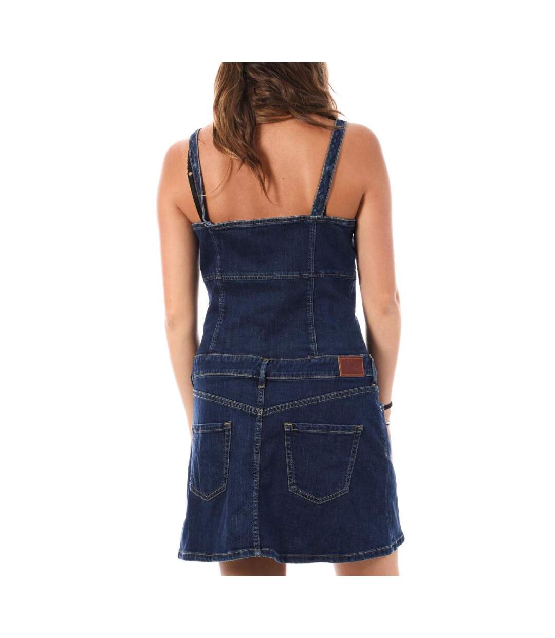 Robe en Jean Bleu Foncé Femme Pepe jeans - M-2