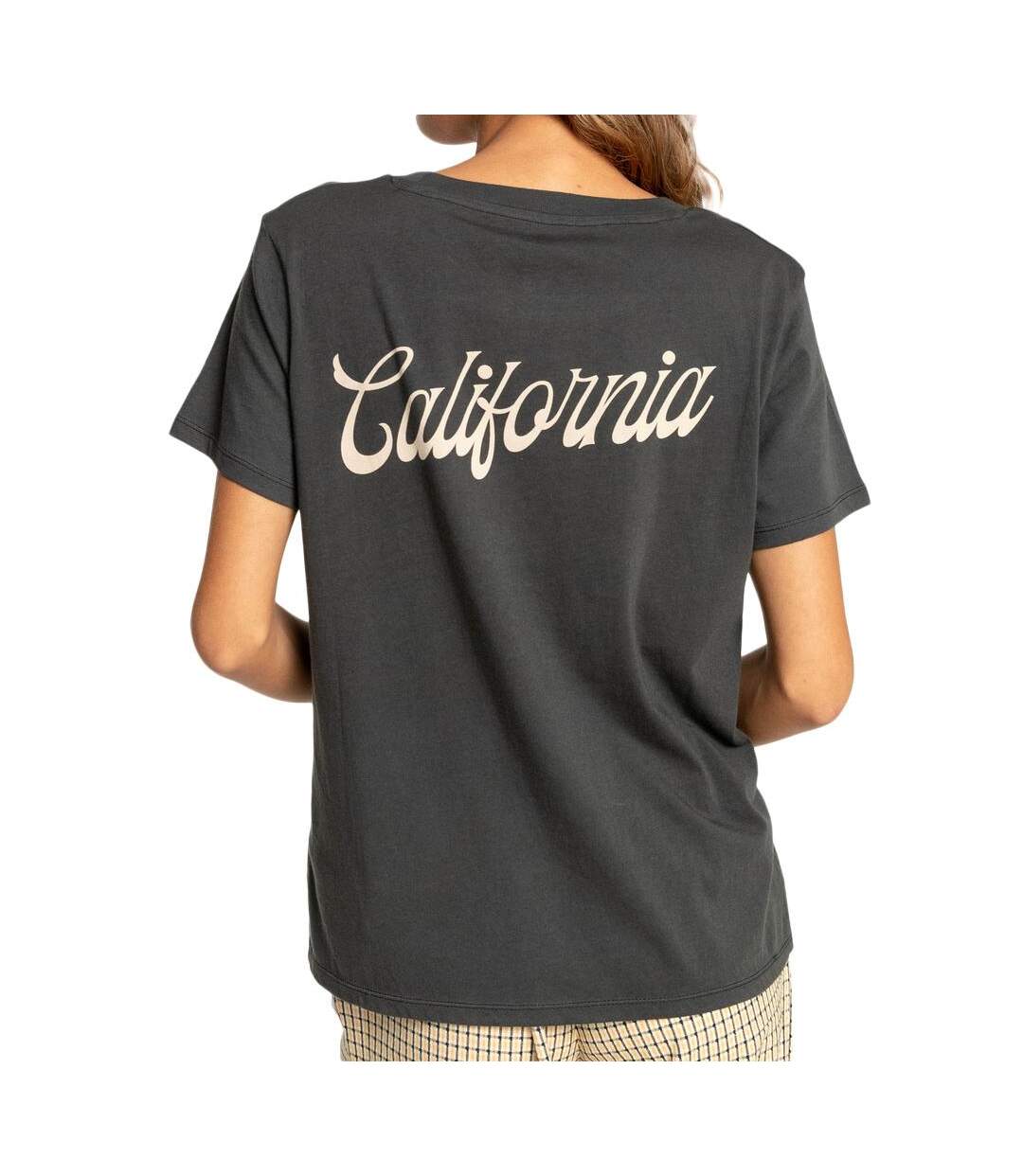 T-Shirt gris femme billabong first-2