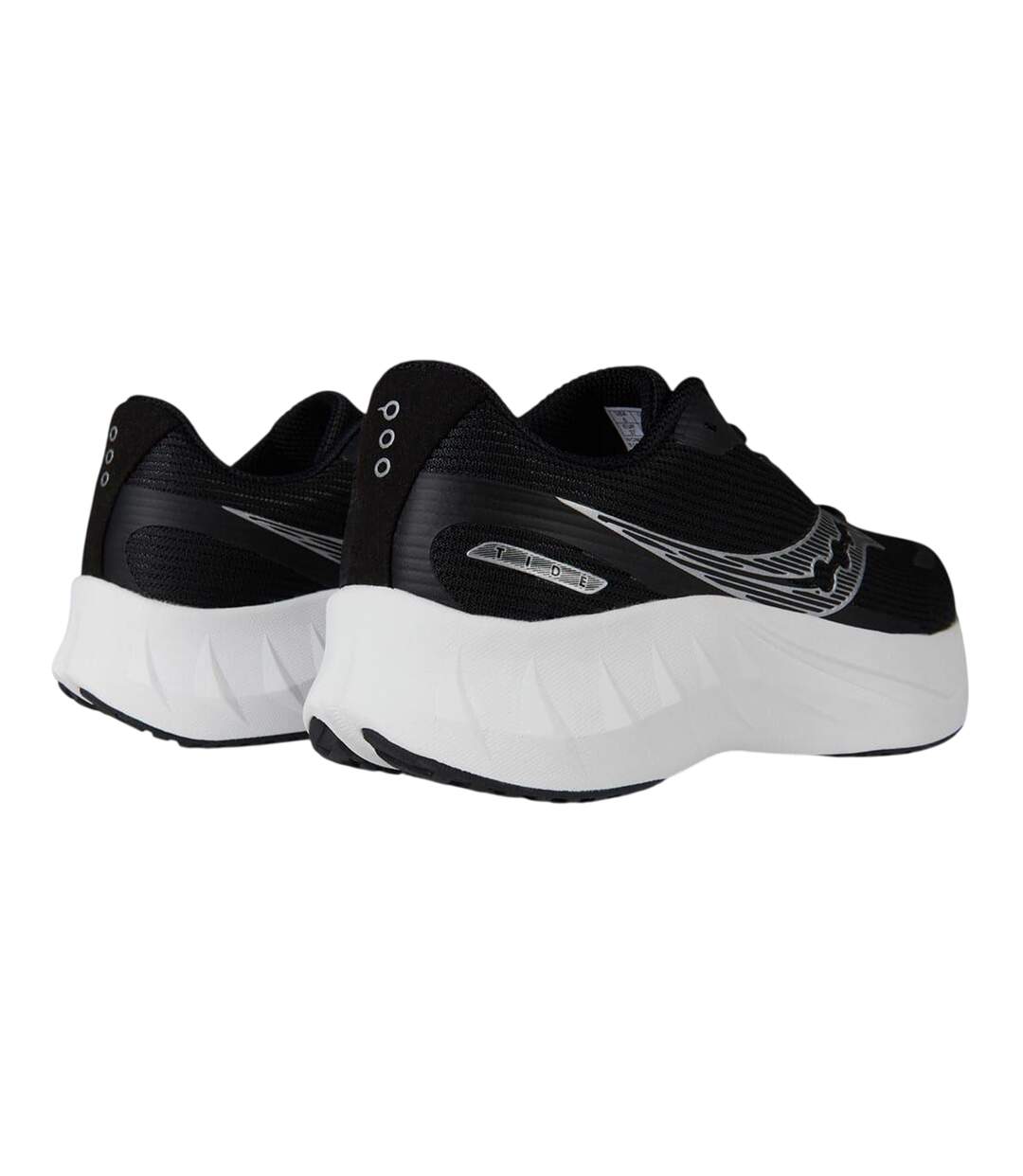 Womens/ladies Tide 2 Shoes Black White Saucony-2