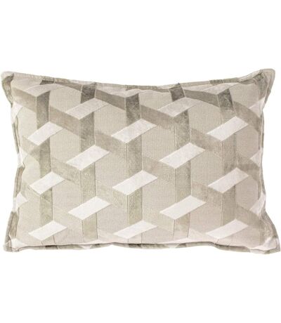 Paoletti Delano Cushion Cover (Ivory/Taupe) - UTRV2025