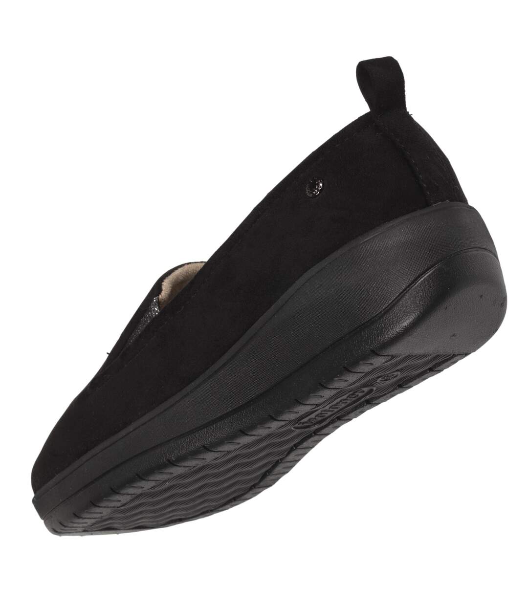 Isotoner Chaussons Mocassins femme petit talon de 4,5 cm-5