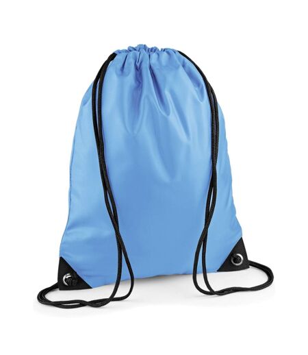 Sac à cordon premium taille unique bleu ciel Bagbase