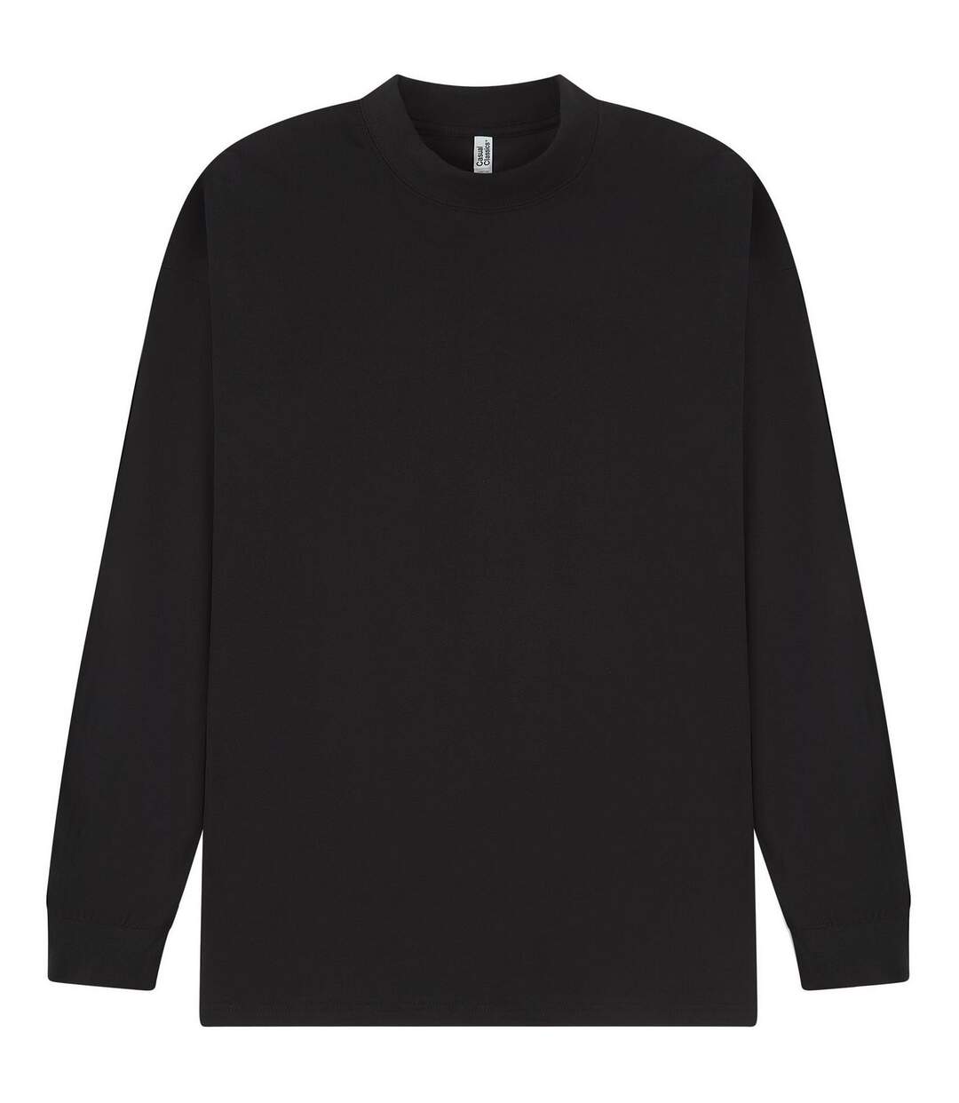 T-shirt Manches Longues Adulte Noir Casual Classics-2