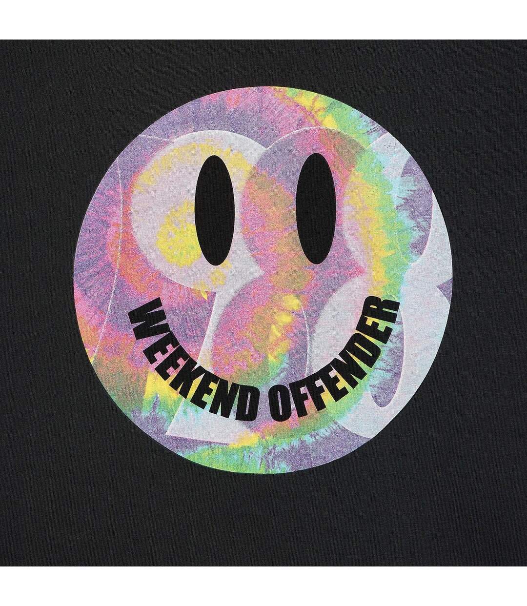 T-shirt Style Graphique Shoom Homme Noir Weekend Offender-4