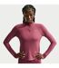 Womens/ladies Swoosh Long-sleeved Running Top Pink Smoke Nike-1