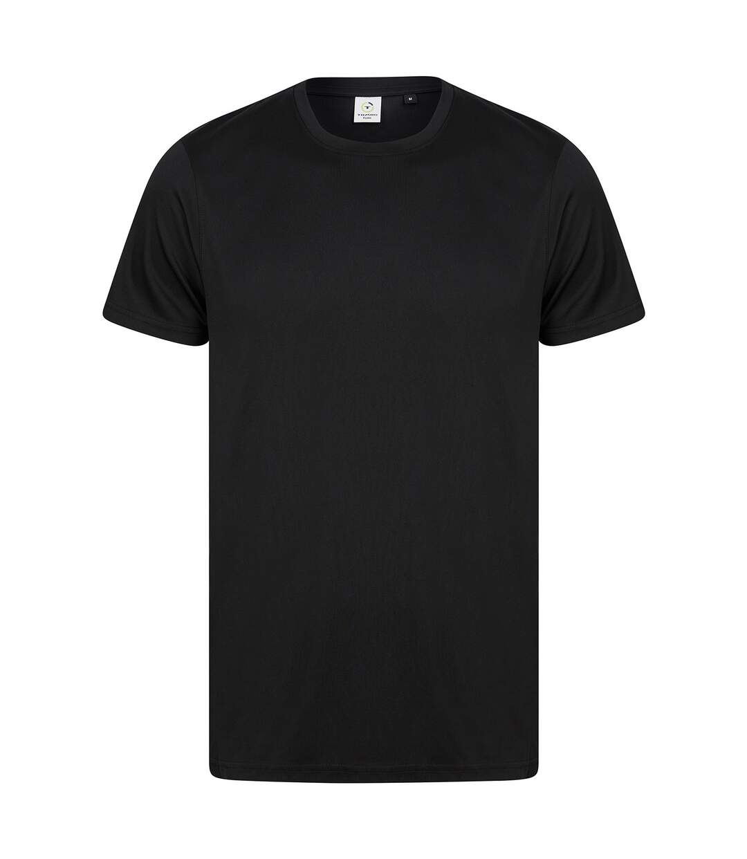 Mens performance recycled t-shirt black Tombo