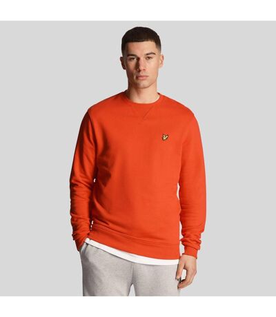 Sweat Homme Orange Vif Lyle & Scott
