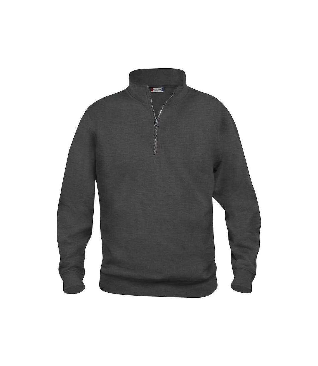 Sweat basic adulte anthracite chiné Clique Clique