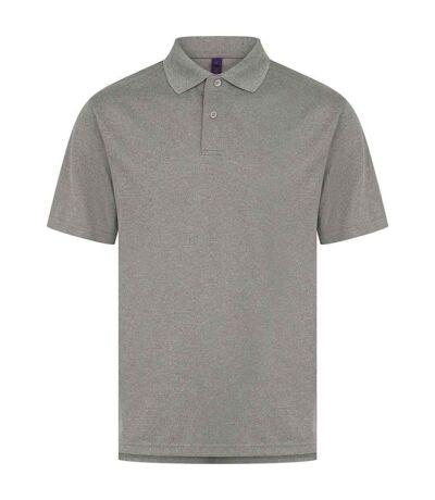 Polo homme gris chiné Henbury