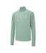 Mens Quarter Zip Long-sleeved Tracksuit Top Green Karrimor-3