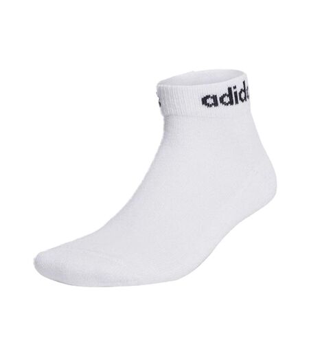 Lot De 3  Socquettes Motif/style Linéaire Homme Blanc Adidas