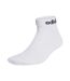 Lot De 3  Socquettes Motif/style Linéaire Homme Blanc Adidas-2
