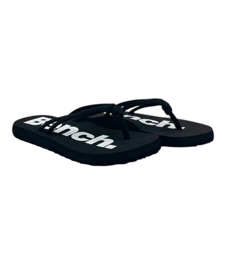 Womens/ladies Invisia Logo Flat Sandals Black Bench