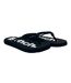 Womens/ladies Invisia Logo Flat Sandals Black Bench-4