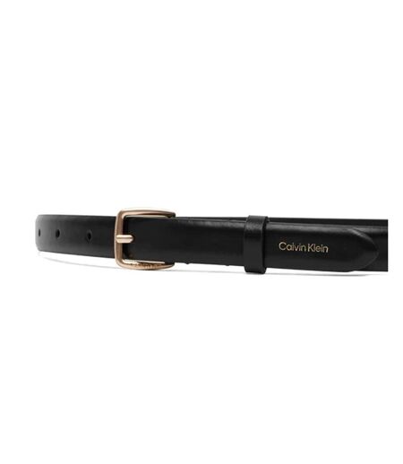 Ceinture noir femme calvin klein jeans essential buckle