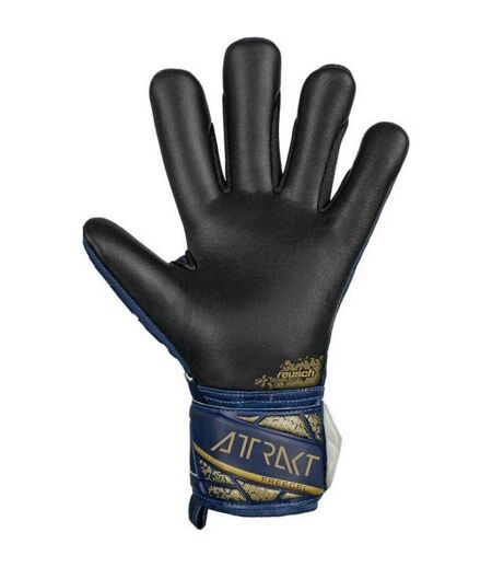 Gants De Gardien De But Attrakt Freegel Adulte Bleu Marine Foncé Reusch