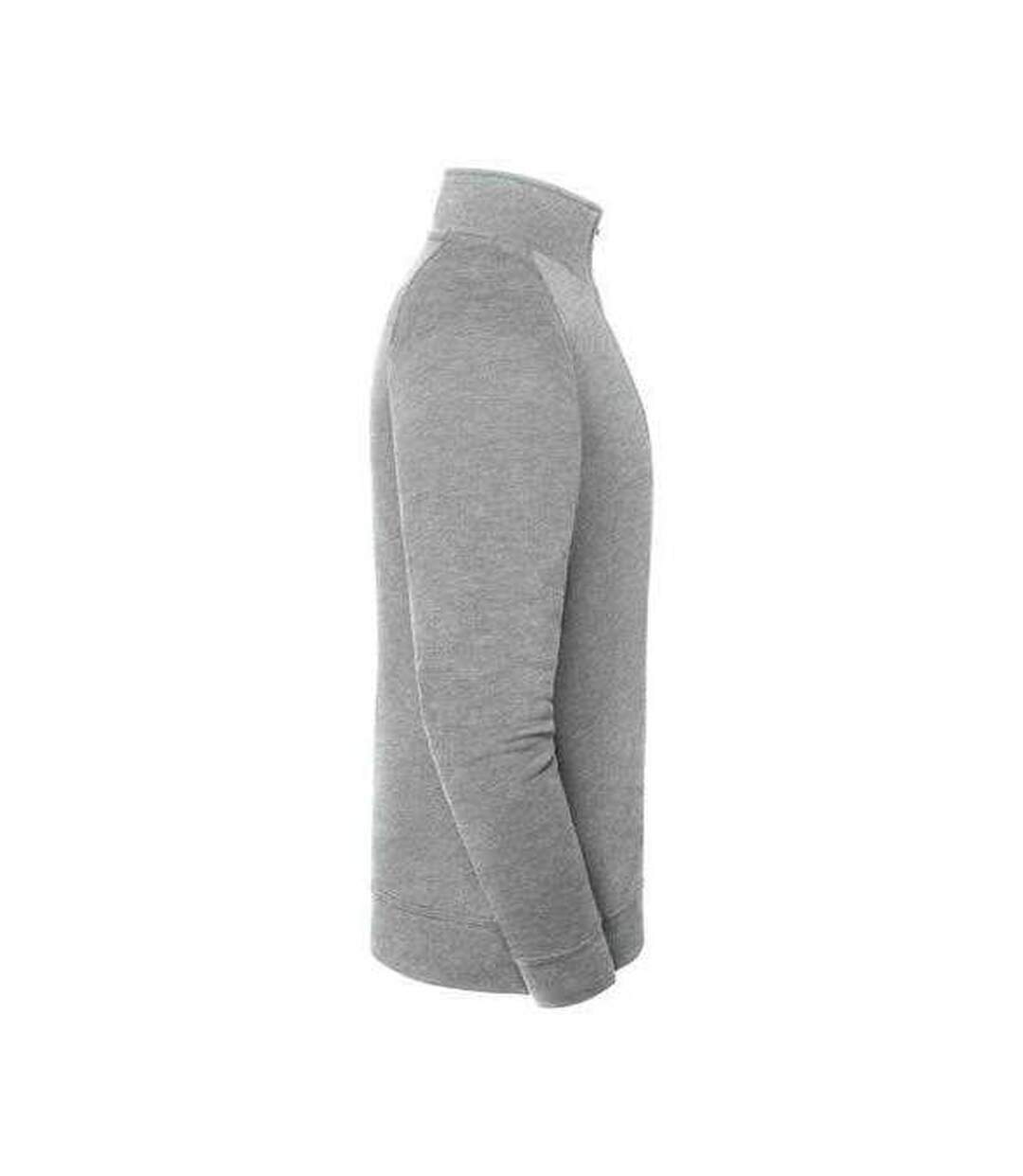 Veste De Survêtement Iconic Premium Homme Gris Clair Chiné Fruit Of The Loom-4