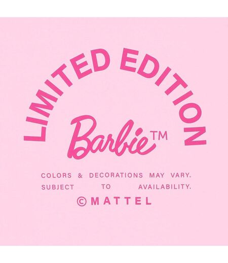 Barbie Unisex Adult Limited Edition Logo T-Shirt (Light Pink)